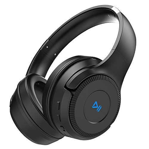 ZEALOT B26T Bluetooth Kopfhörer Over Ear BT 5.0+EDR Kabellose Kopfhörer mit Bass-Sound Stereo, Duale 40 mm Tieftontöner, [Bis zu 24 Std] Integriertem Mikrofon Freisprechfunktion, Micro SD/TF (Schwarz)