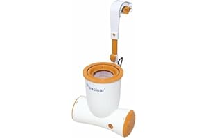 Bestway Flowclear Skimatic Einhängeskimmer/Filterpumpen-Kombination 2.574 l/h 220-240V~/50Hz, Trafo 12V Kl.3, 48W, TÜV/GS