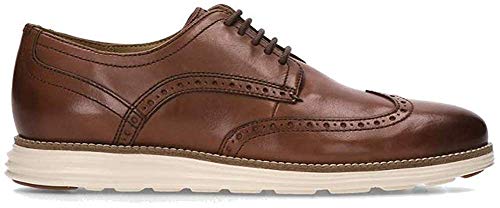 COZ7W|#Cole Haan Original Grand Wingtip Oxford Zapatos de cordones oxford Hombre, Marrón (Woodbury/Ivory Woodbury/Ivory), 45 EU