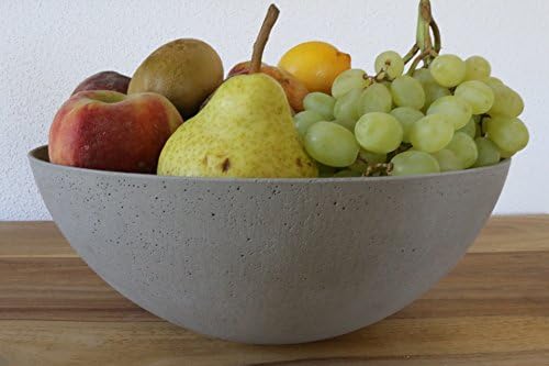 Concrete bowl 29 cm: Deviga Fruit/Storage Bowl