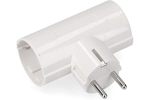 EDM E40032 Doppelstecker mit Bakelit T/Tl 16 A, mehrfarbig, 250 V