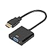 Price comparison product image Alextry HDMI to VGA Adapter Male To Famale Converter Adapter 1080P for PC Laptop Tablet