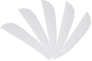 ‎SHARROW SHARROW 50pcs Pfeilfedern Naturfedern 3 Zoll Bogenfedern Rechter Flügel Federn für Pfeile