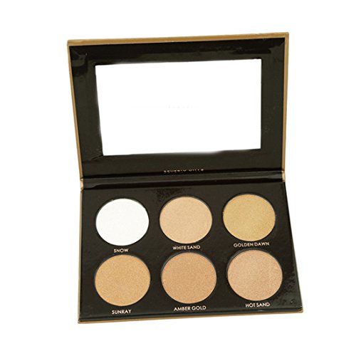 VWH Gesicht Schattierung Pulver Kontur Textmarker Trimmen Pulver Makeup Gesicht Presspulver 6 Farbe