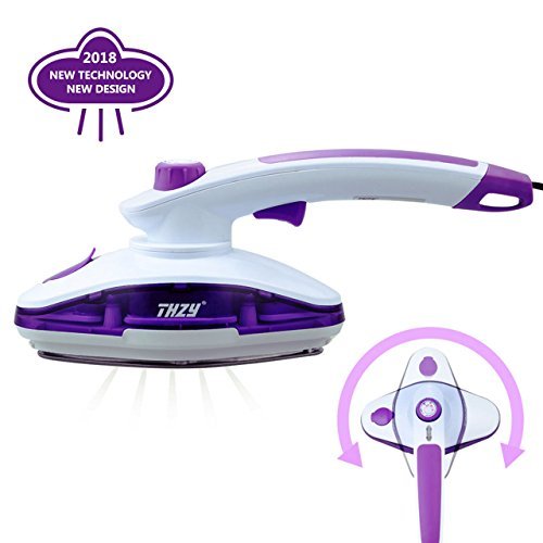 LOFTWELL Plancha Ropa Vapor, THZY mini cepillo de vapor de mano para prendas delicadas y tejidos gruesos?calentamiento rápido, plancha de vapor portátil para el viaje y hogar, púrpura