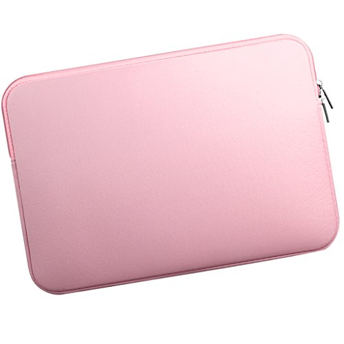 Laptop Hülle Tragetasche Schutzhülle Laptophülle Laptop Tasche für Macbook Mac Air/Pro/Retina – Rosa, 13 Zoll - 4