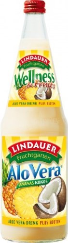 Preisvergleich Produktbild Lindauer Wellness & Fruits AloVera-Drink + Biotin 1L