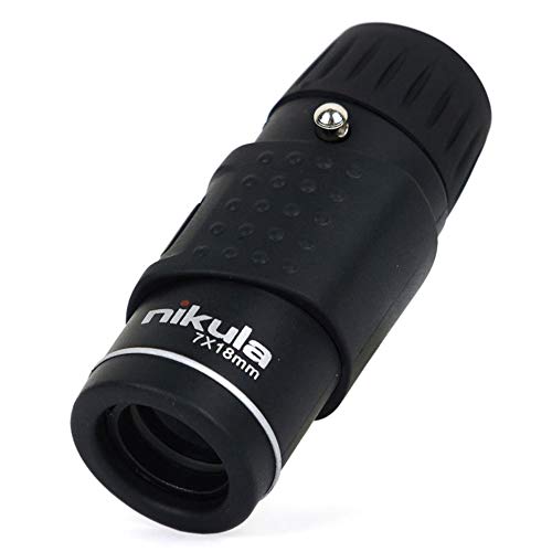 Feeyond Monocular 7X18 Full-Coated Optical HD Quality Mini Single Tube Night Vision Sports Hunting Concert Viewing Mirror