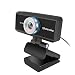 Produktbild SAWAKE 720P HD Webcam für Videogespräche und Videoaufnahmen in Full HD mit 8 m schalldämpfendem Mikrofon, 1 Million Pixel, 1280 x 720 – Schwarz