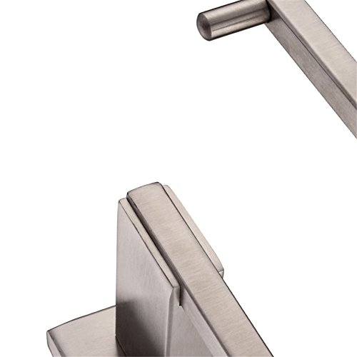 Aothpher Premium Toilettenpapierhalter aus Edelstahl, matt | hochwertiger Klopapierhalter – WC-Papierhalter zum Bohren ohne Deckel - 3