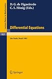 Image de Differential Equations: Proceedings of the 1st Latin American School of Differential Equations, Held at Sao Pa
