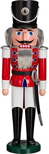 Nutcracker Large Figure Husar Red, 50 cm Seiffen folk art Erzgebirge