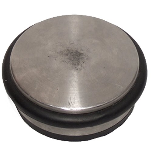 Oxid7 Türstopper hoch ca. 9x9cm Türpuffer Tür Stopper Halter Puffer Edelstahl-Design – 8 Stück - 2