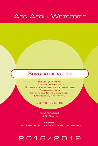 Preisvergleich Produktbild Burgerlijk recht 2018 / 2019 (Ars Aequi Wetseditie)