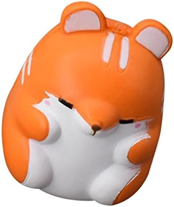 Fun Hamster Squishy Decor Slow Rising Kid Toy Squeeze Relieve Anxiet Gift by ZJENE (orange)