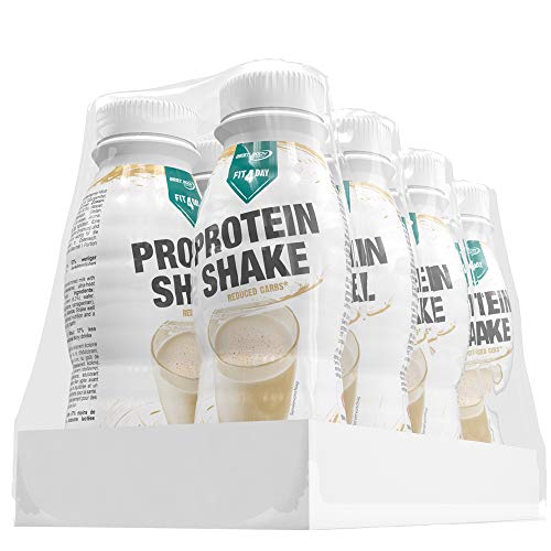 Preisvergleich Produktbild Best Body Nutrition Fit4Day - Protein Shake, Vanille, 8 x 330 ml Flasche