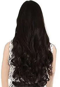 GARHIL Hair Extension |Hair Extensions| Extension Hair | Curly Hair Wig for Women & Girls | Full Head Curly Wave Clips in on Synthetic Hair Extensions Hairpieces for Women & Girls 22 Inch Feel Like Real Hairs |[NATURAL BROWN]