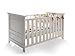Produktbild ODETTE Babybett Kiefer Massivholz/weiß gewachst
