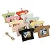 Produktbild Katia 10 Stück Papier Bilderrahmen für Wand Dekor mit 2 m Hanf Seil, 7,6 cm, bunt,