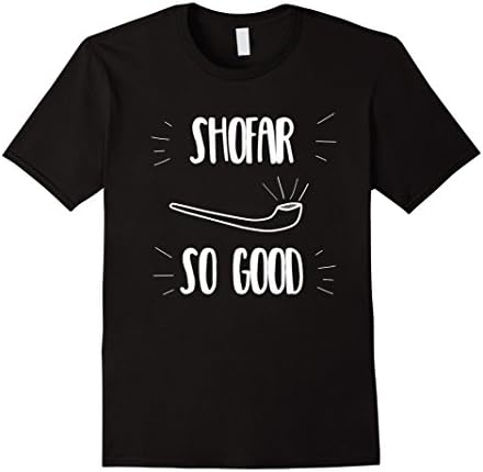 Men's Shofar So Good T Shirt Jewish shirt Medium Black