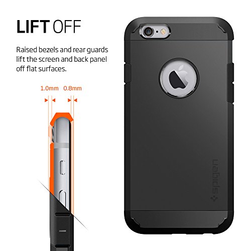 iPhone 6S Case, SpigenÂ® [Tough Armor] iPhone 6 Case with Extreme Heavy Duty Protection and Air Cushion Techonology for iPhone 6/6S - Black