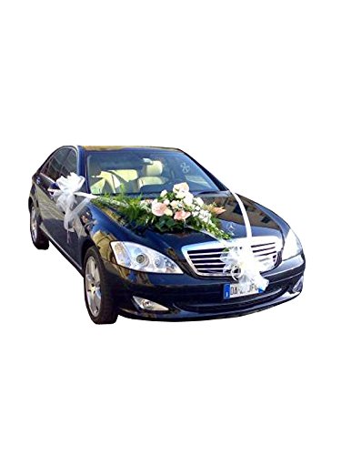 Star New Flower Fiocco Rapido 50 Mm, Addobbi Decorazioni Matrimonio, Bianco