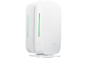 Zyxel Multy M1 Wi-Fi 6 AX1800 Sistema mesh Wi-Fi per tutta l’abitazione. Router e satellite, compatibile con Alexa - Confezione da due [WSM20]