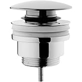 VitrA Origin A45149 Yuvarlak Lavabo S&uuml;zgeci, Universal, Basmalı, Krom