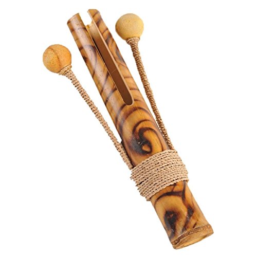 Preisvergleich Produktbild Simandra Bambus Glocke Klangspiel Musik Instrument Kinder Rhythmus Spielzeug Holz Percussion (Braun)