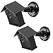 Price comparison product image HOLACA Camera Wall Mount Bracket,Weather Proof 360 Degree Protective Adjustable Indoor Or Outdoor Mount For Blink XT Home Security Camera System,Black/White (2 pack, black)