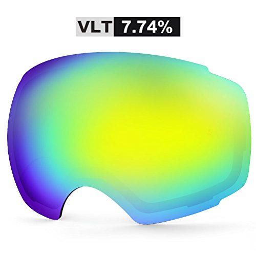 ZIONOR Lagopus X4 Snowmobile Snowboard Skate Skibrille mit UV Schutz Magnet Linse Schnell Ändern Spherical Frameless Skibrille