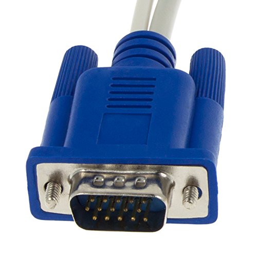 Smartfox VGA SVGA zu S-Video SVideo RCA TV Converter Kabel Adapter für PC TV Beamer Projektor - 2