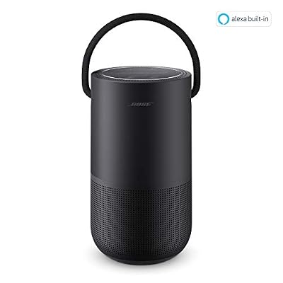 Bose Portable Home Speaker - avec Contrôle Vocal Alexa Intégré, Noir