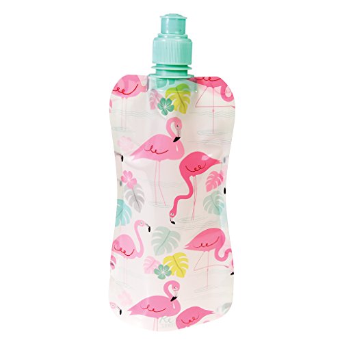 Preisvergleich Produktbild Rex London Flamingo Bay Faltbare Wasserflasche