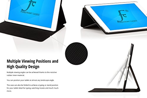 Forefront Cases® Neue Leder Hülle / Tasche / Case / Cover für Sony Xperia Z4 Tablet-PC (25,6 cm 10,1 zoll) SGP771 (Juni 2015) – Rundum-Geräteschutz und intelligente Auto-Sleep-Wake-Funktion mit 3-JAHRES-GARANTIE VON FOREFRONT CASES – inkl. Eingabestift und Displayschutz - 5