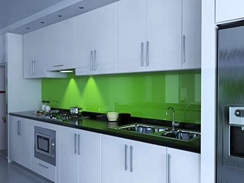 Küchenrückwand aus Glas, hochwertige Glasrückwand in 10 Farben, maßgefertigt … - 7
