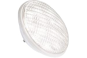 KOLLNIUN Iluminación LED para piscina, PAR56, resistente al agua, IP68, 40 W, luz blanca fría, iluminación subacuática, 12 V CA/CC, para paisaje, jardín, fuente