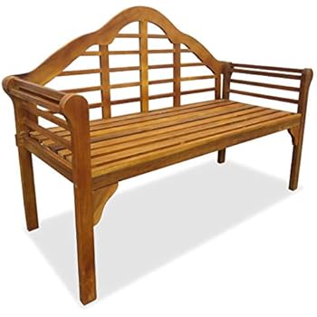 Tidyard 2-Sitzer Gartenbank Holzbank Parkbank Sitzbank Massives