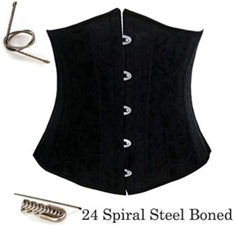 Sexy Lace Shapewear Corset Steel Boned shaper Bustier Underbust lace up Training Waist Cincher XS-6XL Ibay