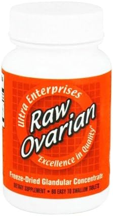 Ultra Glandulars Raw Ovarian, 60 Tabs, 200 Mg