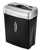 Aurora AS610C 6 Sheet Cross-Cut Shredder with Waste Bin (Office Product)