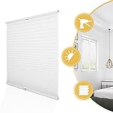 freihängende plissees rollos Flexibel Anwendung : Mit der Griff können Sie das rollo einfach UP und DOWN schieben, um optimalen Sonnen- und Sichtschutz nach Ihrem Bedarf zu machen.