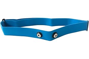 TAOPE Sangle de Ceinture Élastique Sport Support Poitrine Réglable Moniteur de Fréquence Cardiaque Equipement de Fitness pour Garmin Wahoo Polar, CooSpo Original HRM Belt
