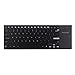 Produktbild Tellaboull for Media tastiera Senza fili e touchpad disponibile Con 3 Colori USB retroilluminazione a 2,4 GHz e Bluetooth - KP-810-35H (Nero)