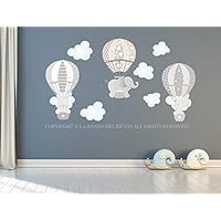 Le Mongolfiere 2 Adesivi murali bambini, Stickers murali bambini, Adesivi murali cameretta