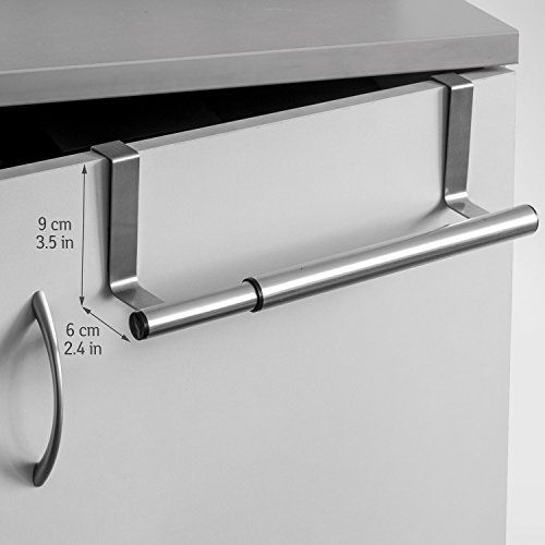 ArtMoon Spread Tür-Handtuchstange zum Hängen Teleskop Edelstahl Rostfrei 25/40X8X9cm - 2