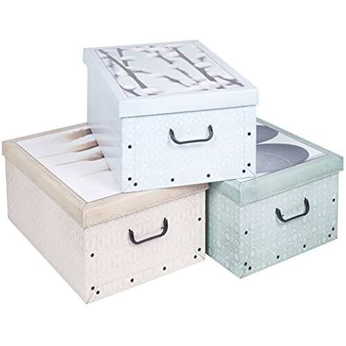 Amazon.co.uk decorative cardboard boxes with lids