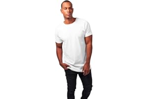 Urban Classics T-Shirt Long Homme T-Shirt Manches Courtes Noir Regular/Coupe Standard