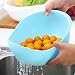 CONNECTWIDE Plastic Washing Bowl & Strainer,21*12*8 cm, (1 pcs) Assorted color RS.349.00
