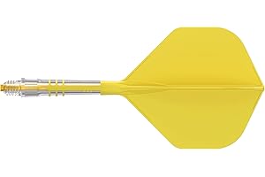 CUESOUL ROST T19 Asta e Aletta per Freccette Integrate in Carbonio, Forma Standard Grande, Set da 3